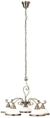 Lampy sufitowe - Rabalux Żyrandol OPRAWA antyczna LAMPA wisząca ELISETT 2755 Brązowy - miniaturka - grafika 1