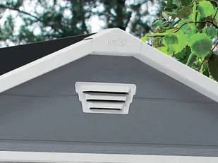 Keter Domek narzędziowy Manor, szary, 130x192x198 cm - Altany ogrodowe - miniaturka - grafika 8