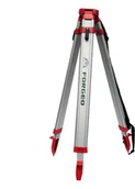 Sprzęt geodezyjny - Forgeo Statyw pod niwelator 1-1.65 m aluminiowy z małą głowicą na klamry FORGEO 405421 - miniaturka - grafika 1