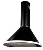 Okapy kuchenne - Toflesz OK-2 Rondo 60 Czarny - miniaturka - grafika 1