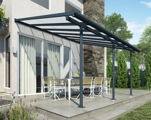 Palram Aluminiowe zadaszenie tarasu Sierra 3 x 4,25 m szare PAL702639 - Pokrycia dachowe - miniaturka - grafika 2