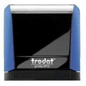 Pieczątki - Trodat Pieczątka 4912 niebieska - poduszka czarna 47x18mm UN197-1 - miniaturka - grafika 1