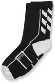 Piłka nożna - Hummel Trzmiel Kids skarpety Tech Indoor Socks Low, czarny 21-074-2114_Black/White_8 ( 32 - 35 ) - miniaturka - grafika 1