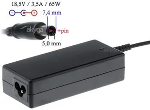 Akyga Zasilacz Akyga do notebooka AK-ND-03 18,5V 3,5A 65W 7.4 5.0+pin AK-ND-03 - Zasilacze do laptopów - miniaturka - grafika 2