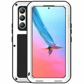 Etui i futerały do telefonów - Love Mei Etui Pancerne + szkło Galaxy S22, białe 6932809617193 - miniaturka - grafika 1