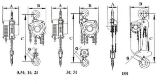 102 RANG Wciągnik ręczny łańcuchowy z napędem łańcuchowym stacjonarny udźwig 1 T wysokość podnoszenia 3 m) 10278567 78567-uniw - Wciągarki 102 RANG Wciągnik ręczny łańcuchowy z napędem łańcuchowym stacjonarny udźwig 1 T wysokość podnoszenia 3 m) 10278567 78567-uniw - Wciągarki - miniaturka - grafika 2