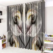 Zasłony - CUSHIONMANIA Zasłony na oczka z motywem 3d, dostępne w 16 popularnych wzorów - miniaturka - grafika 1