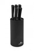 Noże kuchenne - Gerlach zestaw noży w bloku SMART BLACK 5901035506817 - miniaturka - grafika 1