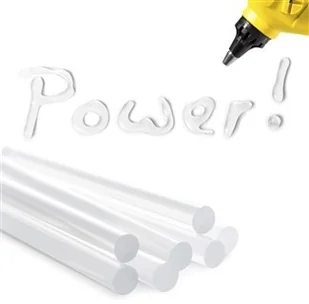 TROTEC Zestaw sztyftów topliwego kleju przezroczysty, 50 sztuk ( 11 mm) - Kleje i inne preparaty budowlane - miniaturka - grafika 3