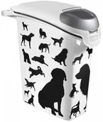 Pozostałe akcesoria dla psów - Curver Pojemnik na karmę CURVER, Czarne Pieski, 23 l - miniaturka - grafika 1