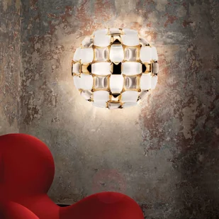 Slamp Mida lampa sufitowa, 50 cm, biało-złota - Lampy sufitowe - miniaturka - grafika 2