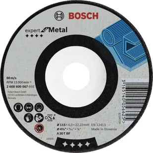 Bosch TARCZA ŚCIERNA 180*22*6 - Materiały ścierne - miniaturka - grafika 2
