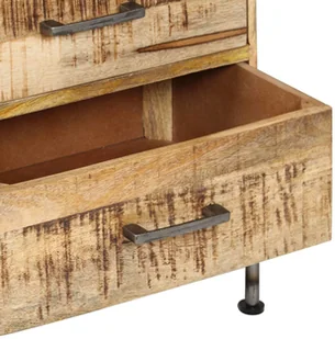 vidaXL Komoda, 45x35x106 cm, lite drewno mango - Komody - miniaturka - grafika 7