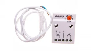 Orno Czujnik automat zmierzchowy z zewnętrzną sondą 2300W IP65 / IP20 OR-CR-233 - Czujniki ruchu i zmierzchu - miniaturka - grafika 3