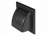 Rury i kanały wentylacyjne - Awenta Osłona wywiewna KO100-30GR fi100 Grafitowa - miniaturka - grafika 1