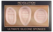 Gąbeczki do makijażu - MAKE UP REVOLUTION Makeup Revolution Applicators Gąbki silikonowe-zestaw Ultimate Silicone Sponges Set 1op.-3szt 89941 - miniaturka - grafika 1
