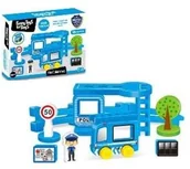 Klocki - Artyk Klocki piankowe policja 16el - miniaturka - grafika 1