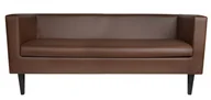 Sofy i kanapy - Roman Orlik - Zakład Tapicerski Sofa GRAFFITI eko skóra kolor brązowa - miniaturka - grafika 1