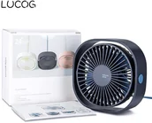 Wentylatory - 3 prędkości Mini pulpit, usb wentylator osobisty przenośny wentylator z 360 obrót z regulowanym - miniaturka - grafika 1