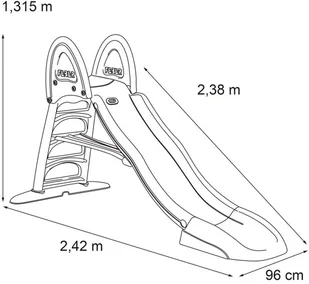 Feber Mega zjeżdżalnia ogrodowa XL ze ślizgiem wodnym 09594 - Place zabaw Feber Mega zjeżdżalnia ogrodowa XL ze ślizgiem wodnym 09594 - Place zabaw - miniaturka - grafika 4