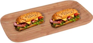 EH Excellent Houseware Taca do serwowania owoców 25x13 cm bambusowa 784230520 - Tace i patery - miniaturka - grafika 3