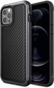 X-Doria Raptic Lux - Etui aluminiowe iPhone 12 Pro Max (Drop test 3m) (Black Carbon Fiber) - Etui i futerały do telefonów - miniaturka - grafika 9