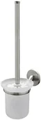 Akcesoria do wc - Bisk Virginia Szczotka WC podwieszana stal szczotkowana - miniaturka - grafika 1