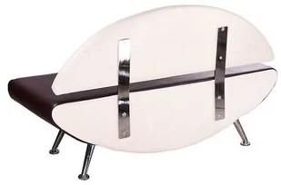 Beauty System Kanapa do poczekalni Carini BD-6710 krem-brąz BD-6710/143-027 - Inne meble biurowe - miniaturka - grafika 2