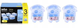 Braun Płyn Wkład Ccr 3 Clean & Renew 3 Sztuki - Akcesoria i części do maszynek do golenia - miniaturka - grafika 2