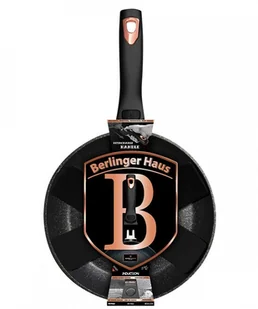 Berlinger Haus Patelnia Lumarko Patelnia granitowa 28cm black rose bh-1952 BH-1952 Kinghoff - Patelnie - miniaturka - grafika 4
