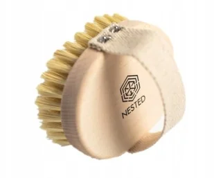 Szczotka do ciała z tampico krótka Nested - Rękawice i gąbki do kąpieli - miniaturka - grafika 2