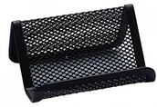 Wizytowniki - Q-CONNECT Przybornik na wizytówki metalowy z siatki czarny PR.089.255/4 - miniaturka - grafika 1