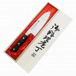 Satake Noushu Nóż Santoku 17cm drewn pudełko 807-913W - Noże kuchenne - miniaturka - grafika 2