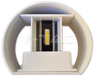 v-tac Oprawa Ścienna Kinkiet 6W V-TAC Góra/Dół Regulowany Czarny Okrągły IP65 Bridgelux VT-756 4000K 660lm - Lampy ścienne - miniaturka - grafika 17