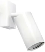 Lampy ścienne - Ideus Kinkiet LAMPA ścienna MANAM 03759 metalowa OPRAWA regulowana tuba reflektorek okrągły biały 03759 - miniaturka - grafika 1