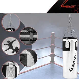 MOVIT WOREK BOKSERSKI 25KG + RĘKAWICE BOKSERSKIE ZESTAW 20040910 - Worki treningowe - miniaturka - grafika 10