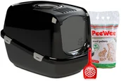 Kuwety dla kotów - PeeWee PeeWee EcoHs pakiet na start: kuweta, łopatka i żwirek - Żwirek: 3 kg - miniaturka - grafika 1