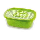 Pojemniki kuchenne - Snips Pojemnik Na Owoce I Warzywa Plastikowy Z Koszyczkiem Aroma Fruits Zielony 4 L - miniaturka - grafika 1