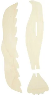 Creativ Ptak z drewna do zdobienia 26x28 cm 56824 - Decoupage - miniaturka - grafika 2