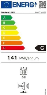 Dunavox DAUF-38.100DB.TO - Chłodziarki do wina - miniaturka - grafika 2