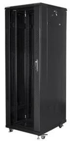 Lanberg Szafa Szafa INSTALACYJNA STOJĄCA 19"" 37U 600X800 CZARNA FLAT PACK (FF01-6837-12B) - Szafy rack - miniaturka - grafika 2