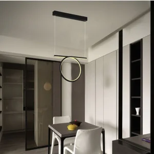 Altavola Design ADesign Lampa wisząca Ledowe Okręgi no.1 26 cm in 3k czarna LA073/P_26_in_3k_black - Lampy sufitowe - miniaturka - grafika 5