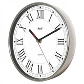 Zegary - Atrix Zegar ścienny chromowany Roman ATE2019RD - miniaturka - grafika 1