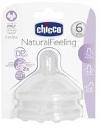 Chicco Smoczek do kaszki NaturalFeeling 6m+ - Smoczki do butelek - miniaturka - grafika 3