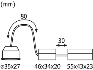 Paulmann Nova mini moduł LED 2 700 K 4W - Oprawy, klosze i abażury - miniaturka - grafika 5