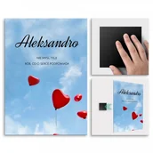 Plakaty - Pix4home Plakat metalowy Słuchaj Serca L POS-L-02734 - miniaturka - grafika 1