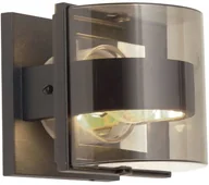 Lampy ogrodowe - Elstead Lighting Zewnętrzna LAMPA ścienna FRIDA/S elewacyjna OPRAWA półokrągła kinkiet do ogrodu IP54 przezroczysty grafitowy FRIDA/S - miniaturka - grafika 1