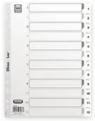 Teczki i skoroszyty - Elba 400013903 przekładki z tworzywa sztucznego Strong-Line 10 szt. 1-12 12 12-częściowy zestaw do plastikowych zakładek z możliwością zapisania okładki, segregator, teczka pierścieniowa 400013903 - miniaturka - grafika 1