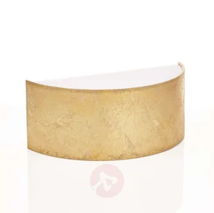 Hufnagel Kinkiet LED Alea z płatkowym złotem - Lampy ścienne - miniaturka - grafika 4