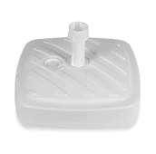 Parasole - Marka własna Podstawa do parasola ogrodowa, biała - miniaturka - grafika 1